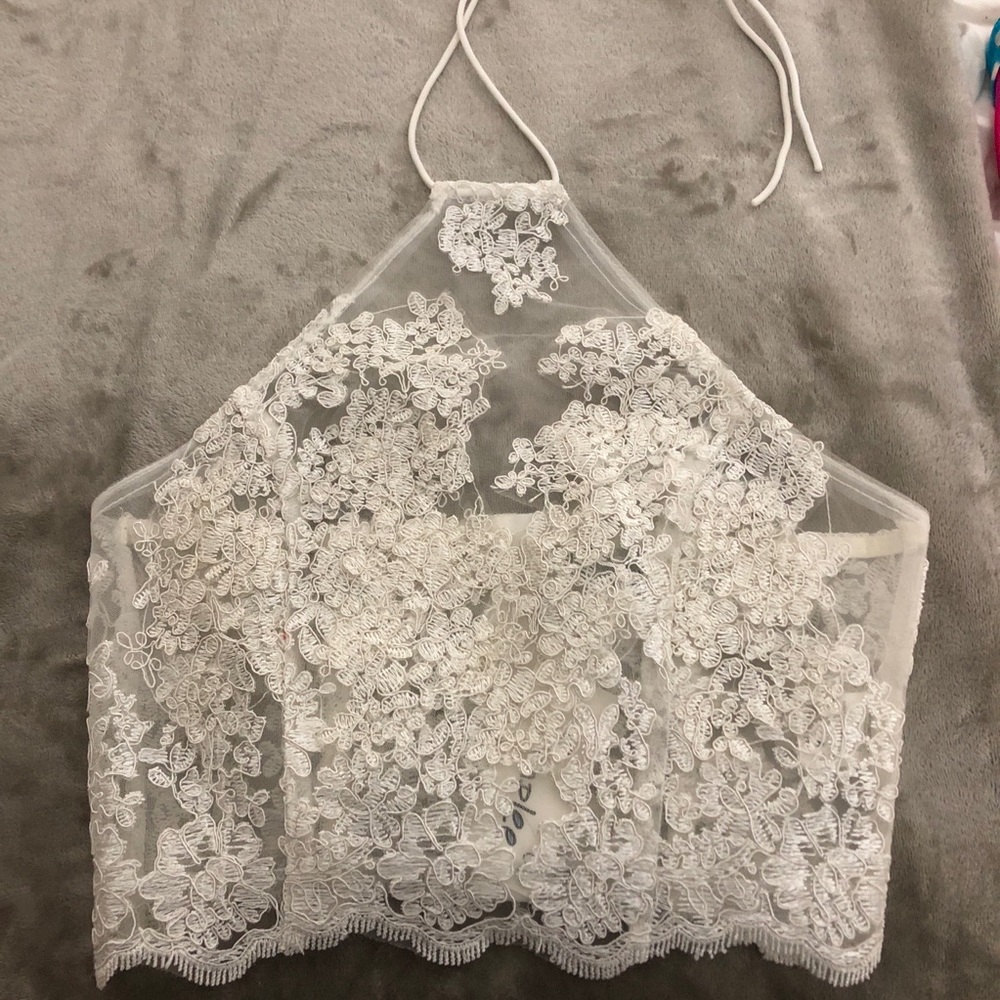 Lace Halter Top